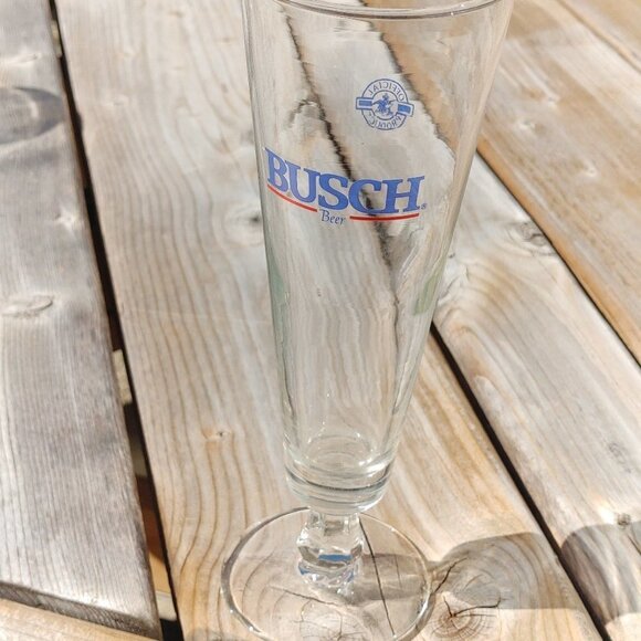Anheuser Busch Pedestal Beer Glass - Picture 1 of 4